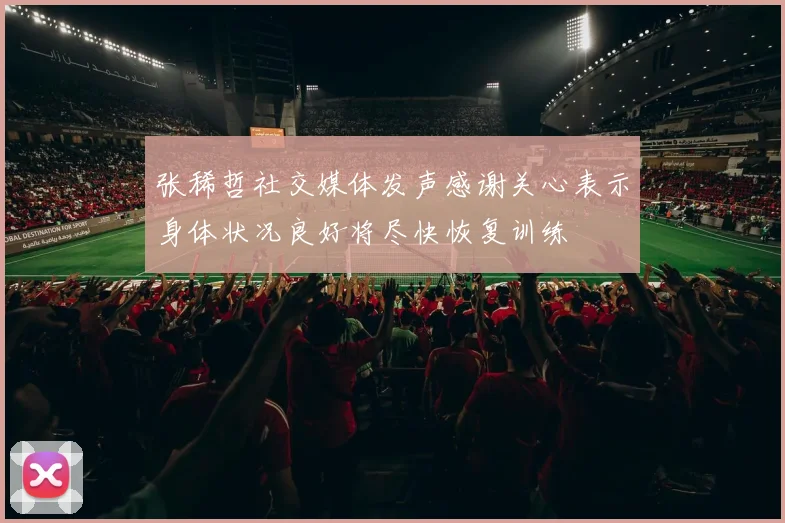 张稀哲社交媒体发声感谢关心表示身体状况良好将尽快恢复训练